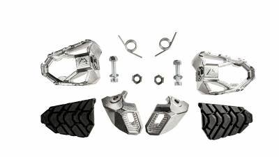 Repose-pieds Touratech Works PRO - Argent