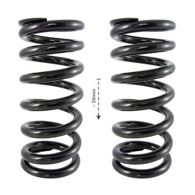 Ressort d'amortisseur Touratech Dynamic ESA - Kit de rabaissement - 20 mm (avant/arri&egrave;re) - Noir