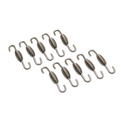 Ressort d'&eacute;chappement Replay POT 50mm INOX DIAM 1,6mm CROCHET TOURNANT x10