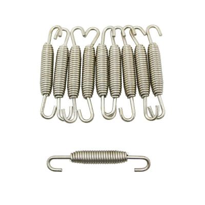 Ressort d'&eacute;chappement Replay POT 70mm INOX DIAM 1,6mm CROCHET TOURNANT x10