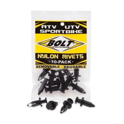 Rivets Bolt Rivets plastique M8 10 pi&egrave;ces