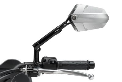 R&eacute;troviseur Puig Explorer Aluminium anodis&eacute; Gauche