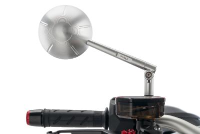 R&eacute;troviseur Puig Retro Aluminium anodis&eacute; Droit