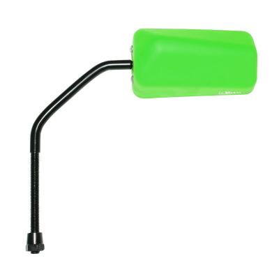 R&eacute;troviseur Replay SCOOT F1 RUBBER MAT VERT FLUO DIAM 8 REVERSIBLE x1 TIGE LONGUE