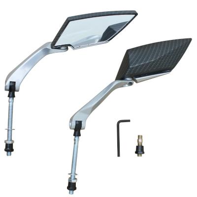 R&eacute;troviseur Replay SCOOT X - RUN2 CARBONE MAT PAIRE TIGE DIAM 8mm L90mm