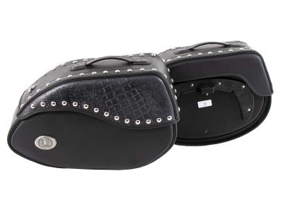 Sacoches cavali&egrave;res Hepco & Becker Kit complet Ivory black pour support C-Bow - noir