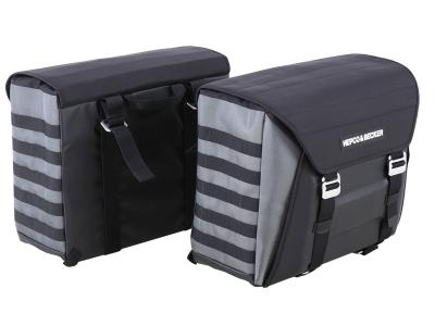 Sacoches cavali&egrave;res Hepco & Becker Kit complet Xtravel Basic pour support tubulaires - noir