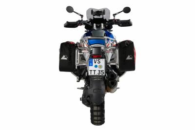 Sacoches cavali&egrave;res Touratech Endurance - support noir inclus - Rouge