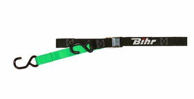 Sangle Bihr s à boucle bicolore noir/vert