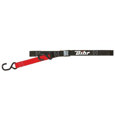 Sangle Bihr à boucle noir/rouge