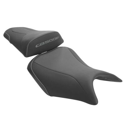 Selle confort Bagster Ready Luxe Noir Liser&eacute; Argent