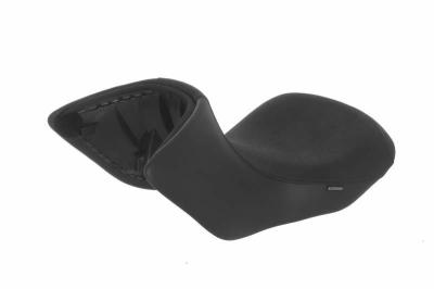 Selle confort Touratech Fresh Touch - Extra basse - Noir