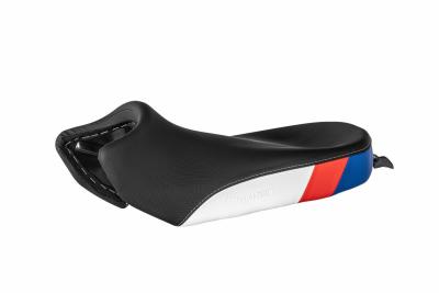 Selle confort Touratech Red blue Fresh Touch chauff&eacute;e - Standard