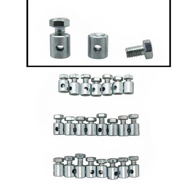 Serre-c&acirc;ble ALGI FREIN DIAM 9mm - L10 mm - TROU 3,5mm BLISTER 25 00429000 - 025