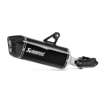 Silencieux Akrapovic BLACK Titane embout de carbone