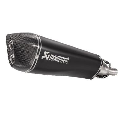Silencieux Akrapovic Inox noir embout carbone