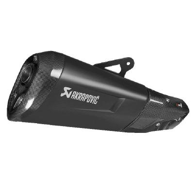 Silencieux Akrapovic Titane noir embout Carbone