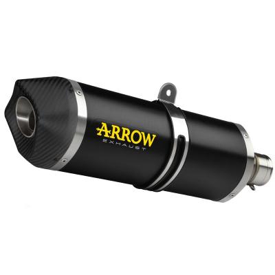 Silencieux Arrow Alu dark Race Tech embout carbone