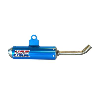 Silencieux HGS RACING BLEU
