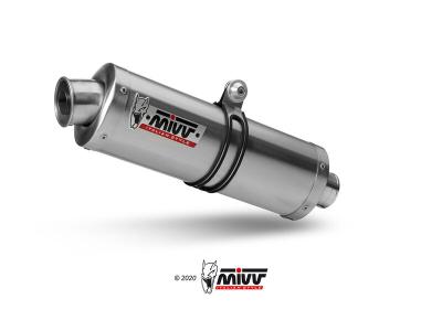 Silencieux Mivv Oval acier inox