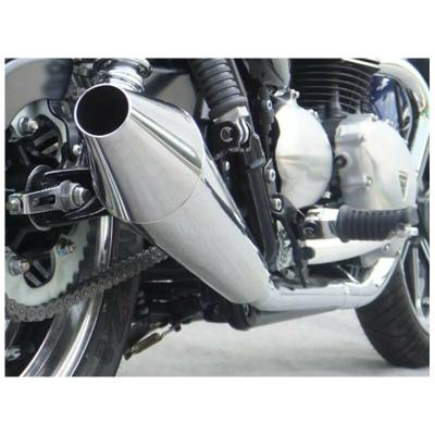 Silencieux Zard Double effet chrome - embout inox noir