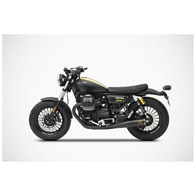Silencieux Zard Double slim inox - embout bronze noir