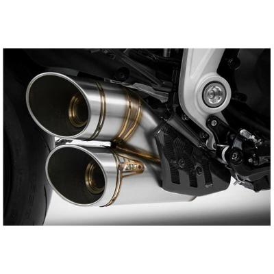 Silencieux Zard Kit raccord inox - embout inox noir