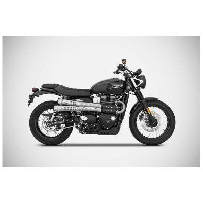 Silencieux Zard PAIRE SIX DAY - embout inox pare chaleur noir