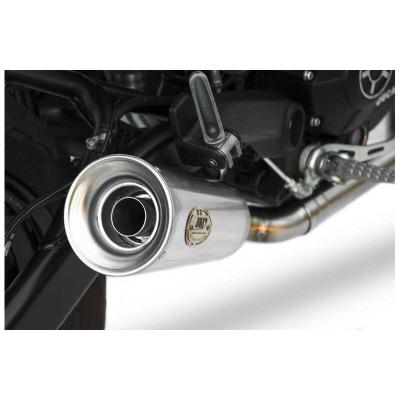 Silencieux Zard bas inox conique - embout inox bross&eacute;