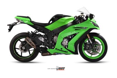 Silencieux homologué MIVV Double Gun full titane ZX-10R (11-15)