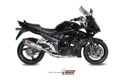 Silencieux homologué MIVV Oval titane Bandit 1250 / GSX1250FA (07-17)