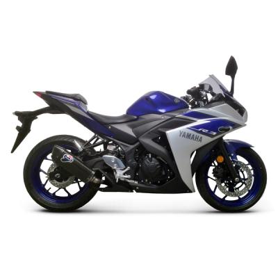Silencieux non homologué Termignoni carbone YZF-R3 (15-19)