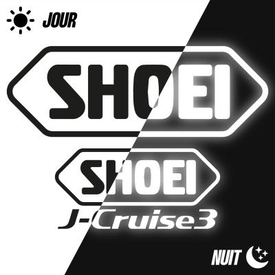 Sticker Shoei J-Cruise 3 R&eacute;tro-r&eacute;fl&eacute;chissant