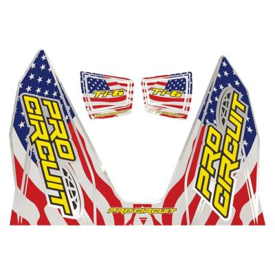 Stickers Pro Circuit TI6 STARSANDSTRIPES