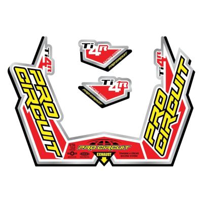 Stickers Pro Circuit Ti-4R