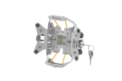 Support GPS Touratech Pour guidon Garmin ZUMO 340 / 345 / 350 / 390 / 395 V 3.0 - Argent