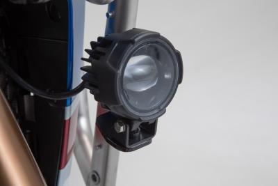 Support Phare SW-MOTECH Pour feux additionnels - Noir