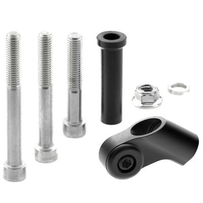 Support R&eacute;troviseur Rizoma adaptateur r&eacute;troviseur BS714B