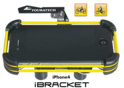 Support Smartphone Touratech iBracket pour iPhone 4 et 4s