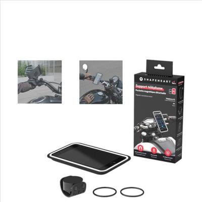 Support T&eacute;l&eacute;phone pour Moto Shapeheart Guidon (2-5CM)