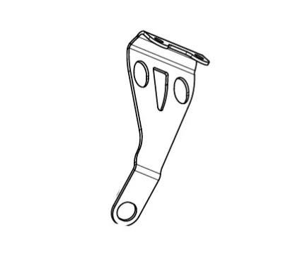 Support de silencieux Akrapovic 18611867