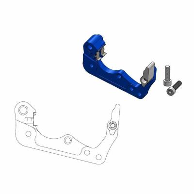 Support disque de frein Moto Master Support avant Offroad MM 260 HVA bleu incl. clip etrier Mag