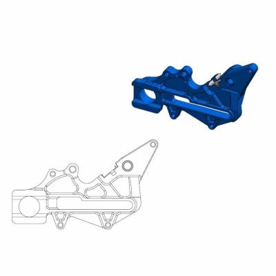 Support disque de frein Moto Master arri&egrave;re Offroad MM 220 HVA incl clip Magura