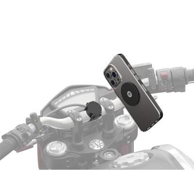 Support guidon smartphone moto avec plaque m&eacute;tal SHAPEHEART