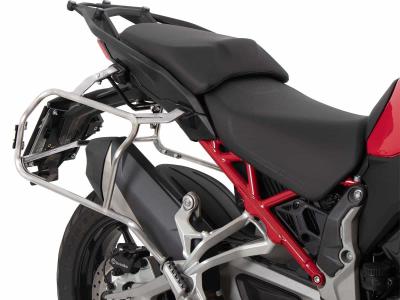 Support valises Hepco & Becker Cutout - Acier inoxydable/argent