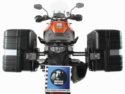 Support valises Hepco & Becker Lock-it asym&eacute;triques - noir