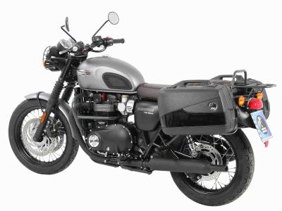 Support valises Hepco & Becker - chrome
