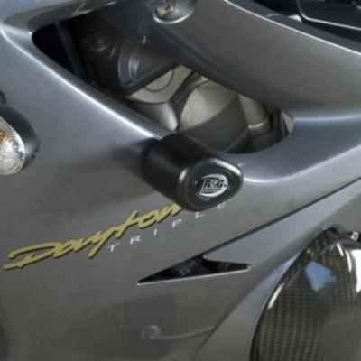 Tampons de protection AERO avec per&ccedil;age R&G Daytona 675 / R (06-12)