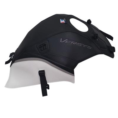 Tapis de r&eacute;servoir Bagster NOIR MAT GRAIN&Eacute;/D&Eacute;CO DAIM/BLANC