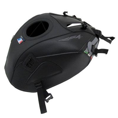 Tapis de r&eacute;servoir Bagster Noir/Noir mat grain&eacute;/D&eacute;co acier